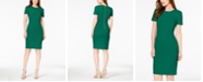 Calvin Klein Petite Short-Sleeve Sheath Dress 